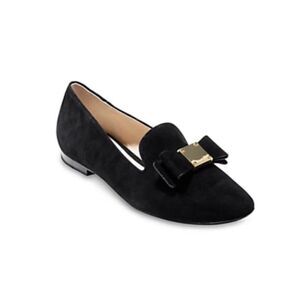 COLE HAAN Black Bow Flats NWOT